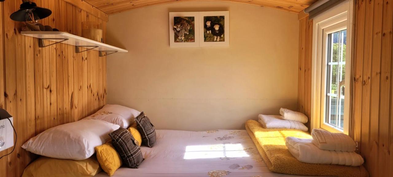 Small Cozy Shepherd Hut 20 By 7 Feet With Boxed In High Double Bed 밸마카라 외부 사진
